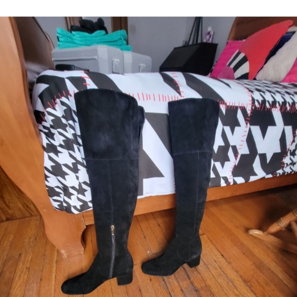 SAM EDELMAN black knee high boots, 8M